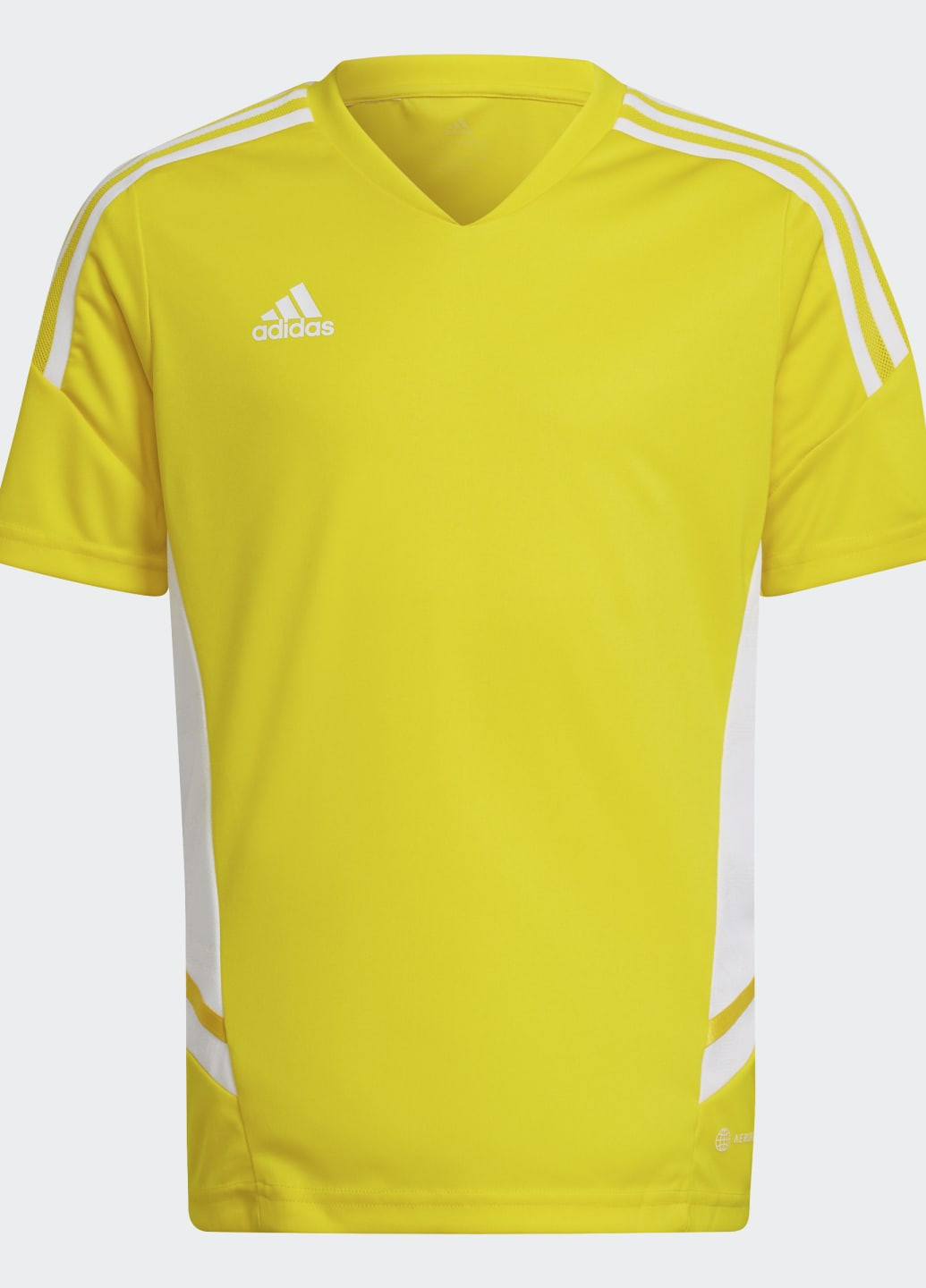Желтая демисезонная футболка condivo 22 adidas