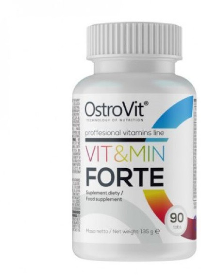 Комплекс вітамінів та мінералів Vitamin Forte 90 tab Ostrovit (258566373)