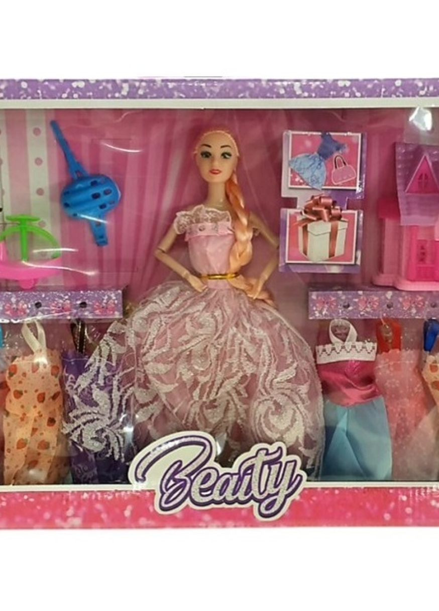 Игровой набор для девочки Кукла с нарядами и домиком (CT 052) No Brand (261762457)