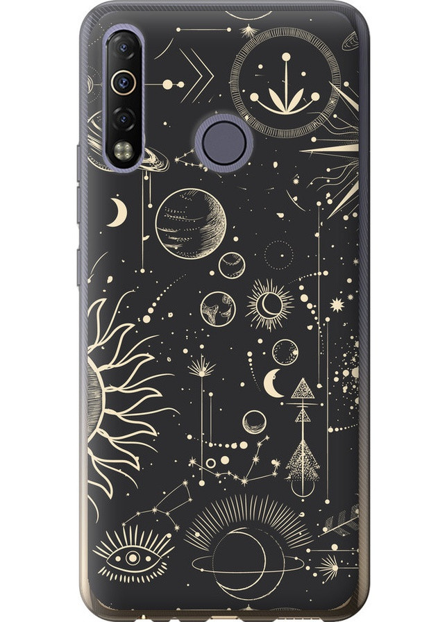 Силіконовий чохол 'Фаза місяця' для Endorphone Tecno Camon 12 Air CC6 (258092093)