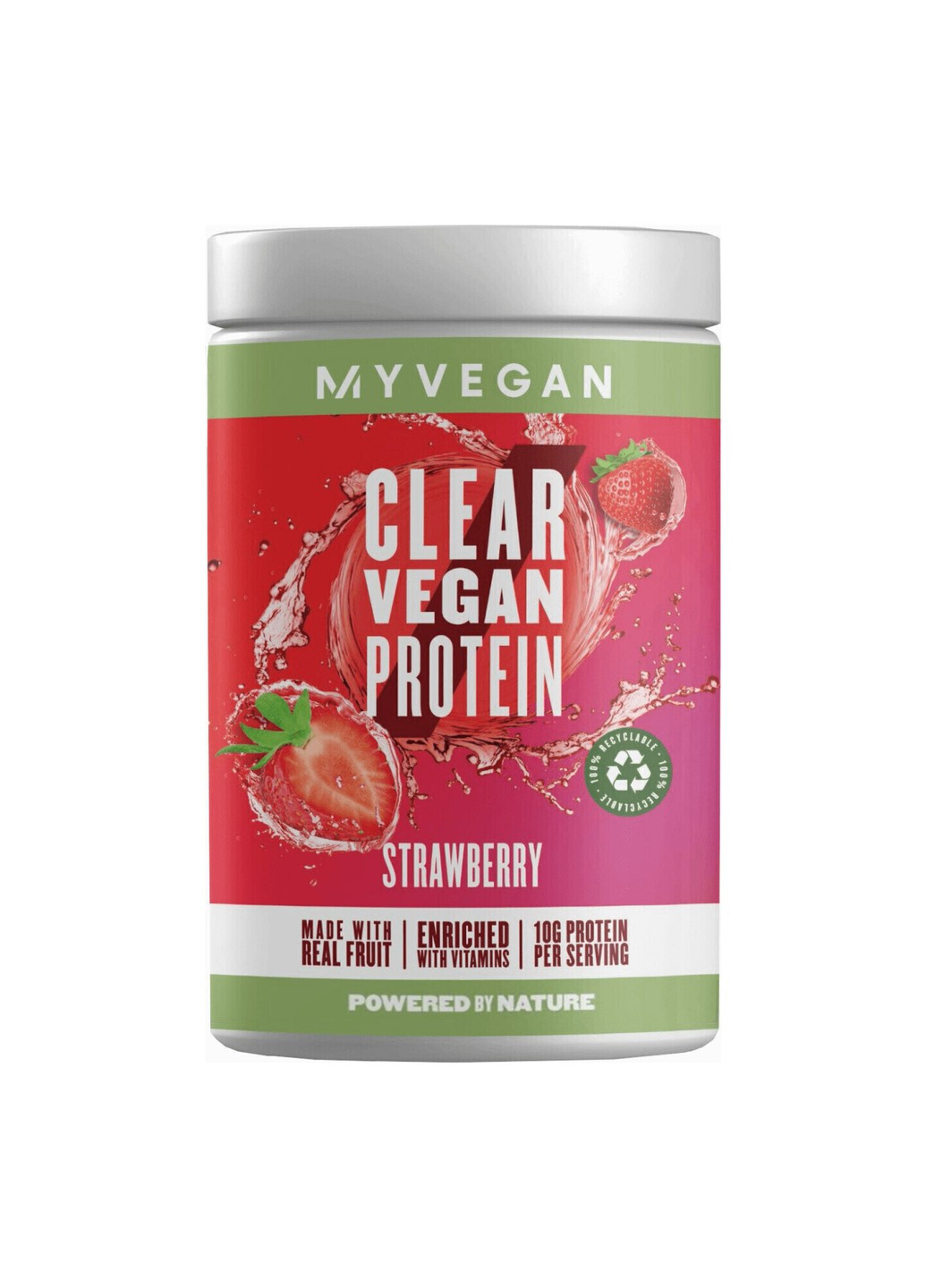Изолят Соевого Протеина Clear Vegan Protein - 320г Клубника My Protein (269461952)