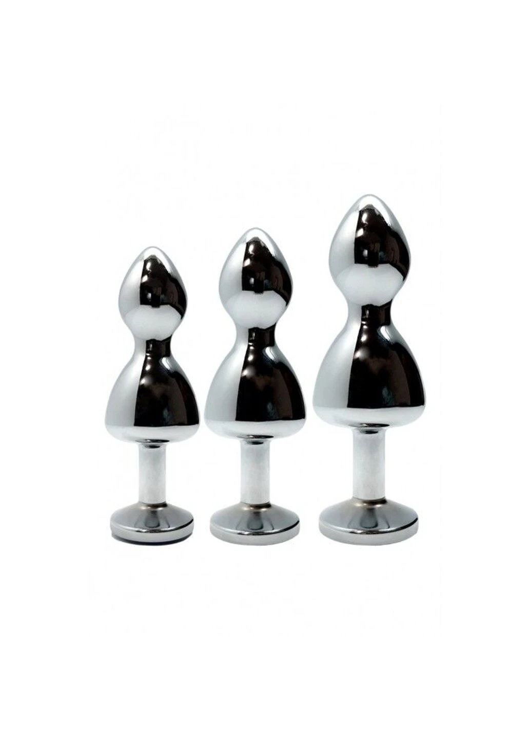 Металлическая анальна пробка Lollypop Double Ball Metal Plug Red S диаметр 2,8см, длина 8,5см Wooomy (269007184)