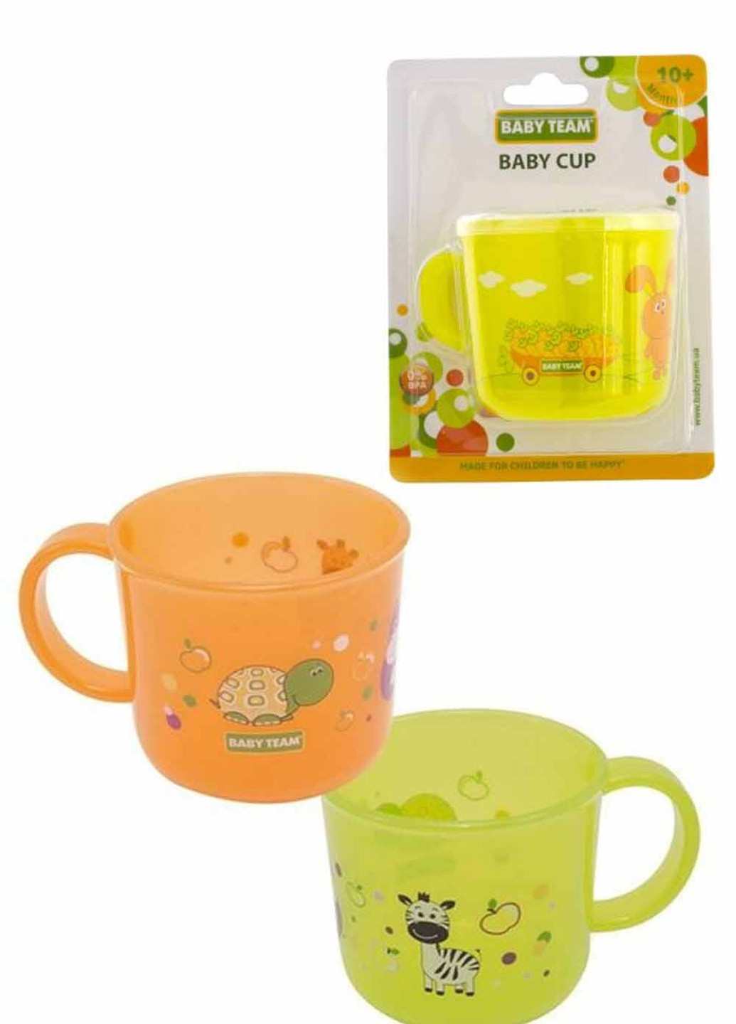 Чашка дитяча колір різнокольоровий ЦБ-00193839 Baby Team (259466531)