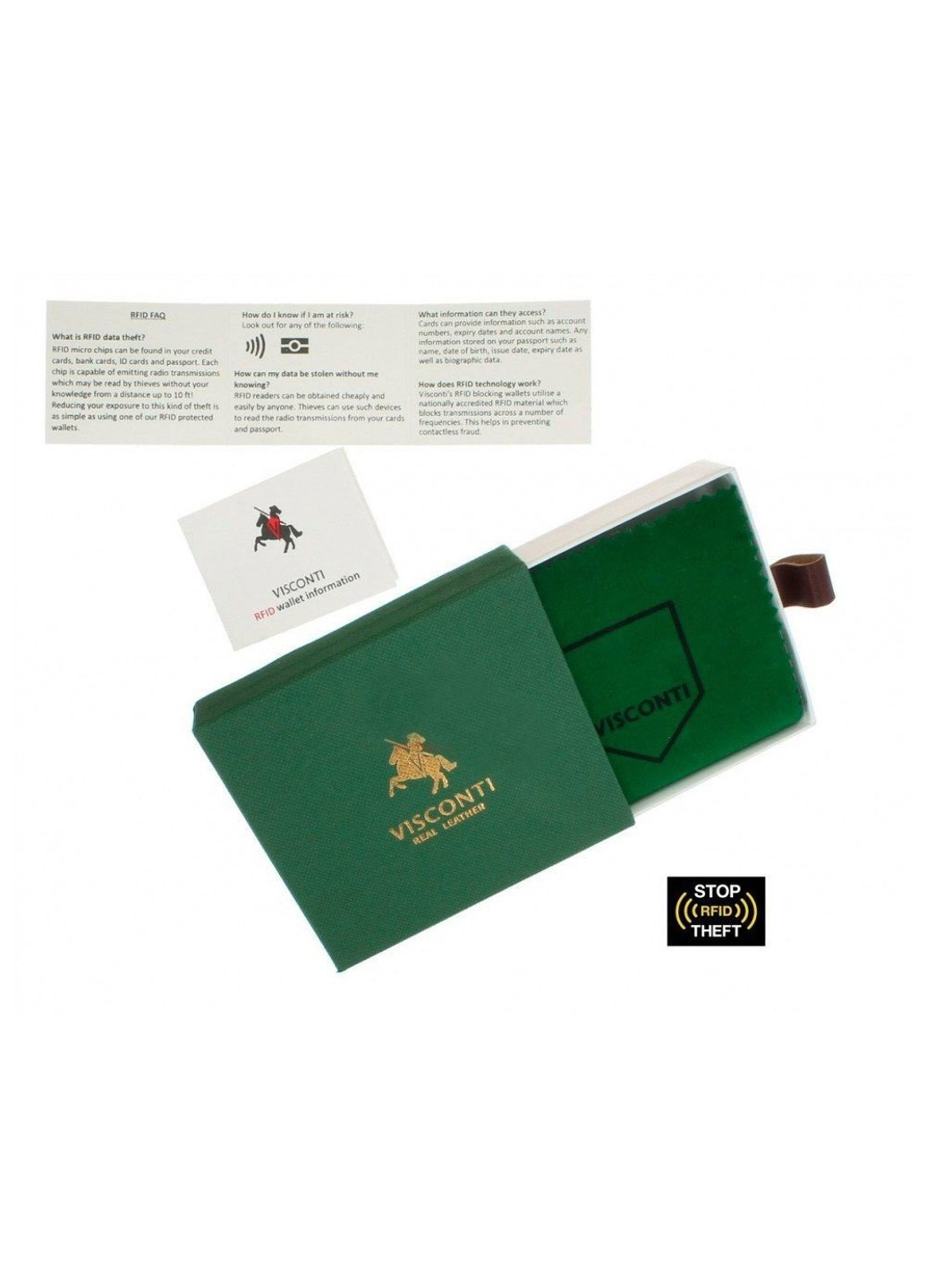 Чоловіче портмоне Tuscany TSC-47 BRN із захистом RFID Visconti (261856022)