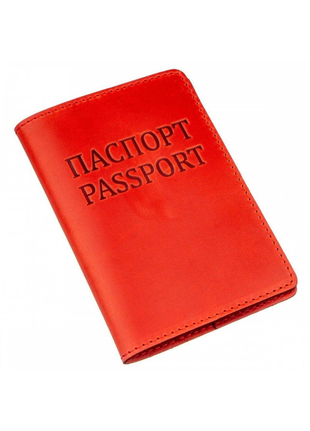 Обкладинка для паспорта зі шкіри 13959 Червоний Shvigel (263135708)