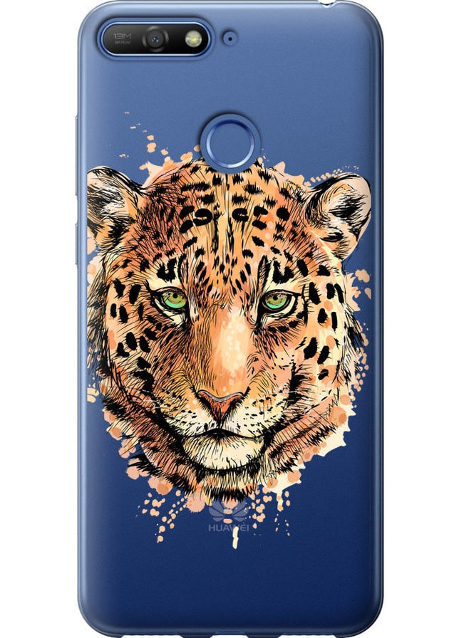 2D пластиковий чохол 'Леопард v2' для Endorphone Huawei Y6 Prime 2018 (258085979)