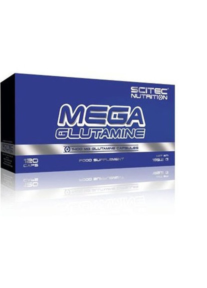 Mega Glutamine 120 Caps Scitec Nutrition (256720184)