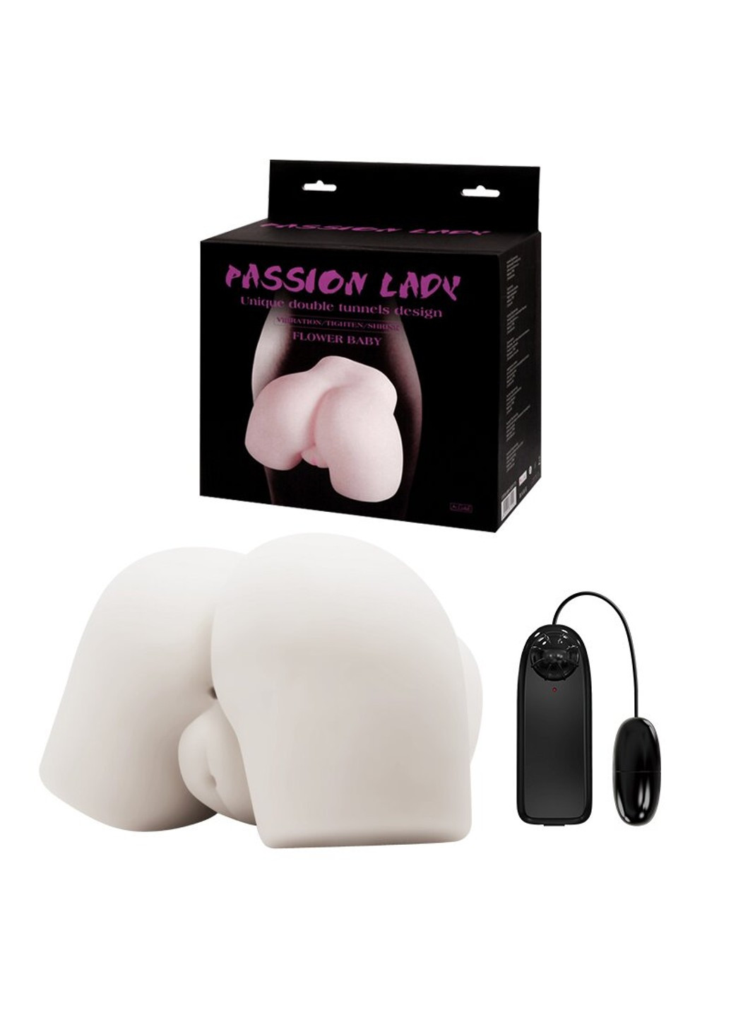 Мастурбатор вагина и анус с вибрацией "Passion Lady Flower Baby" BM-009175 No Brand (270284941)