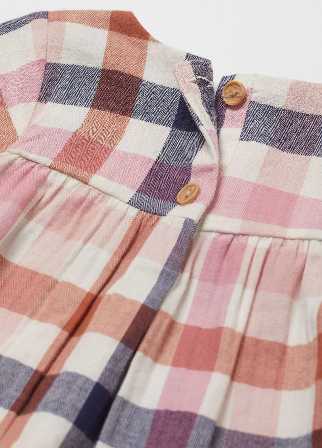 Комбінована сукня демісезон,білий-рожевий-синій, H&M (265622989)
