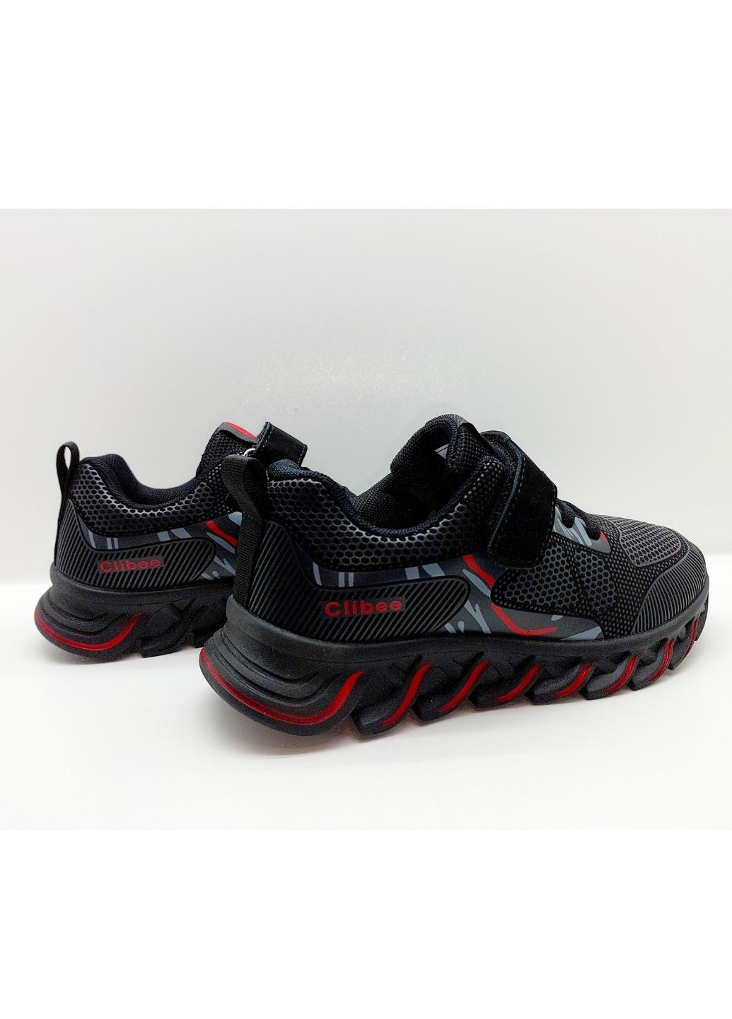Черные демисезонные кроссовки Clibee 160BR
