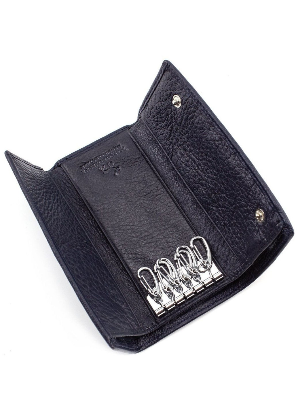 Шкіряний гаманець - ключниця для дівчат MC-5551-5 (JZ6672) синій Marco Coverna (259752465)