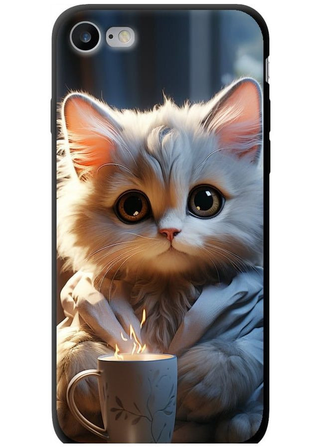 TPU чехол 'White cat' для Endorphone apple iphone se 2020 (265394646)
