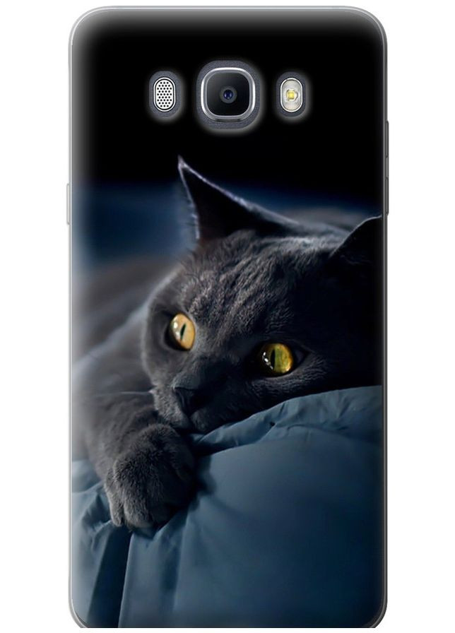 Силіконовий чохол 'Димчастий кіт' для Endorphone Samsung Galaxy J7 (2016) J710F (265226076)