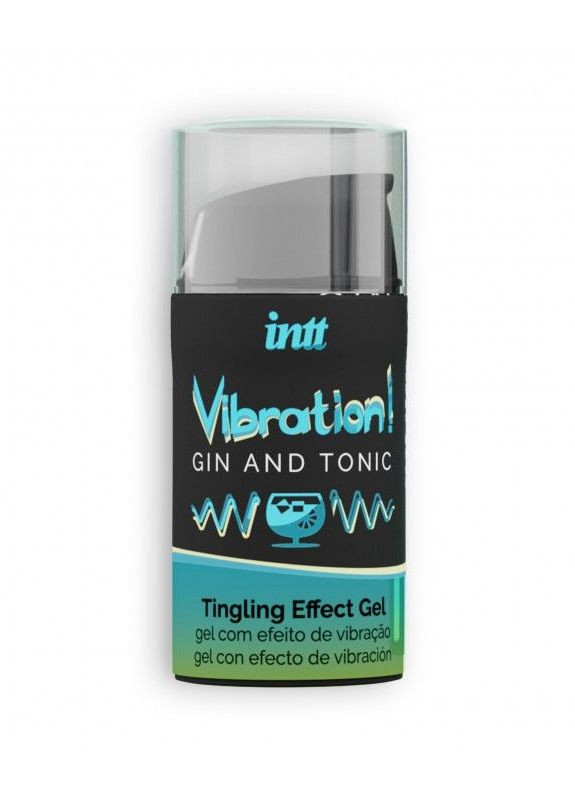 Рідкий вібратор Vibration Gin Tonic 15 мл. Intt (260275935)