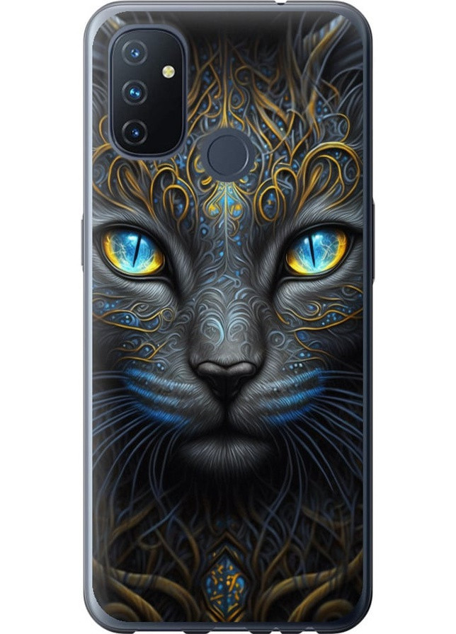 Силиконовый чехол 'Кошка' для Endorphone OnePlus Nord N100 (257836070)
