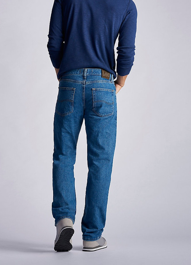 Светло-синие демисезонные регюлар фит, прямые бестселлер! джинсы – pepper stone Regular Fit Lee