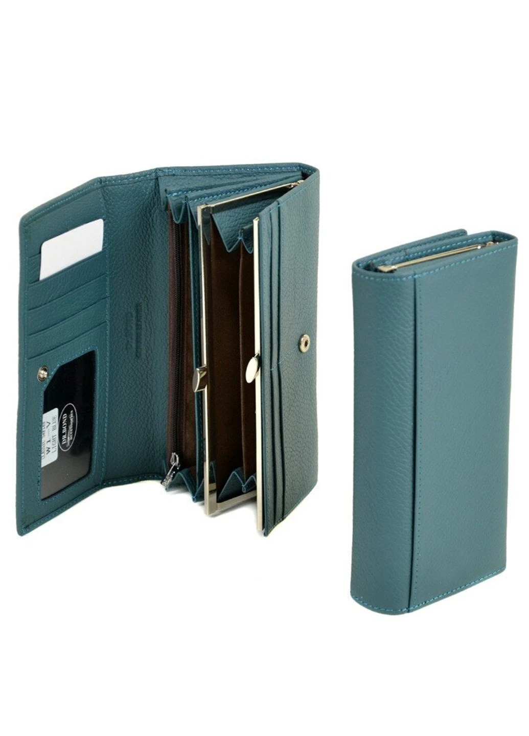 Кожаный кошелек Classik W1-V grey Dr. Bond (261551227)