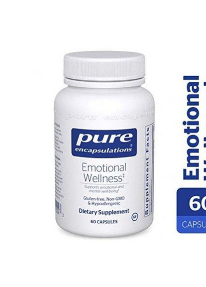 Emotional Wellness 60 Caps PE-01024 Pure Encapsulations (256721213)