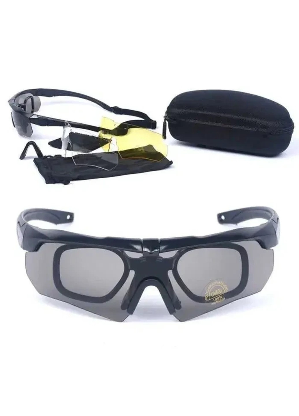 Окуляри балістичних ESS Crosbow 3 лінзи No Brand (258260481)