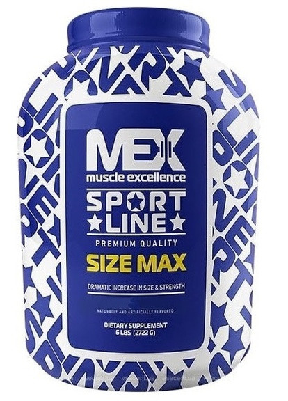 Size Max 2720 g /24 servings/ Vanilla MEX Nutrition (256777183)