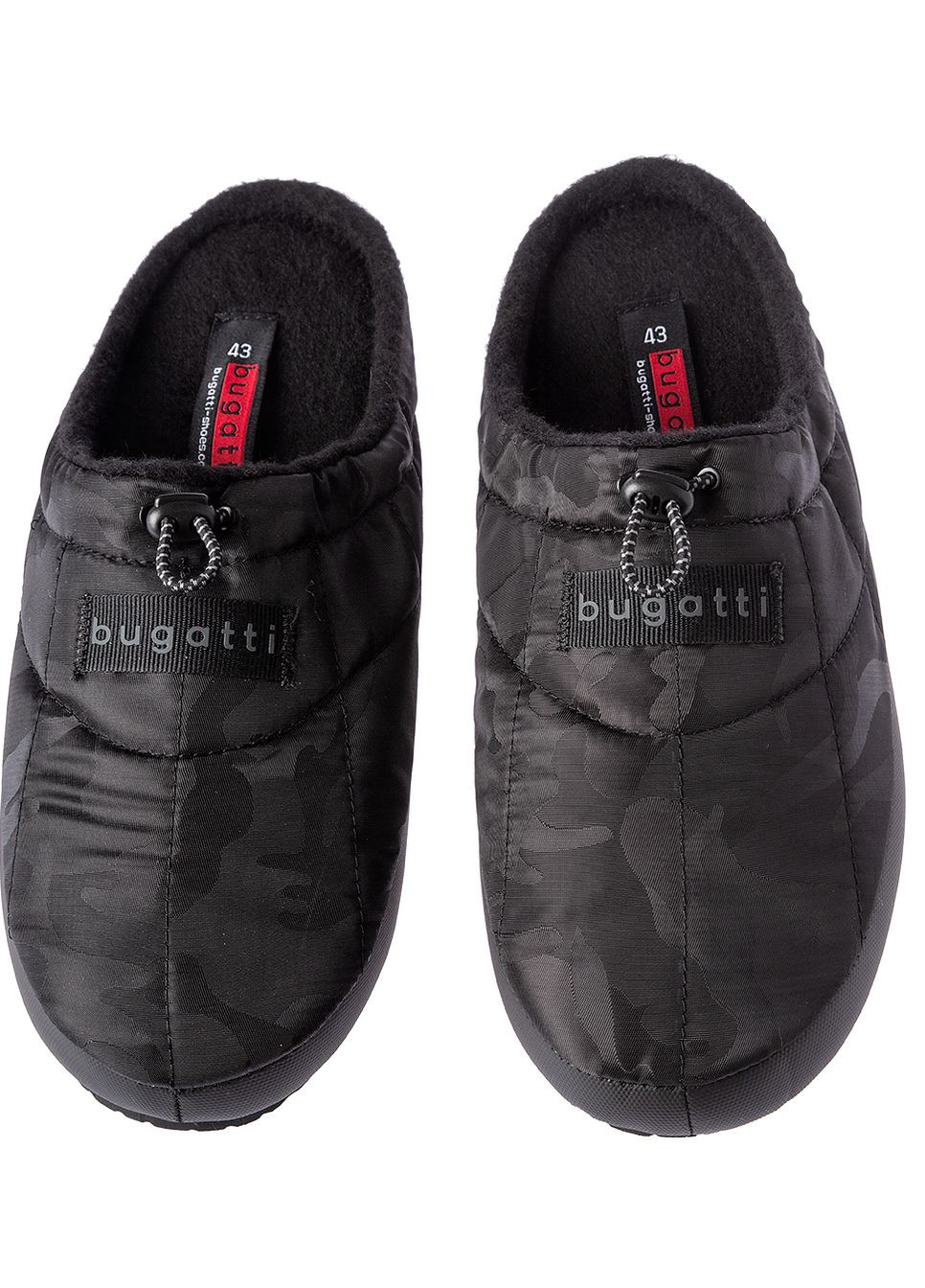 Черные тапочки мужские Bugatti