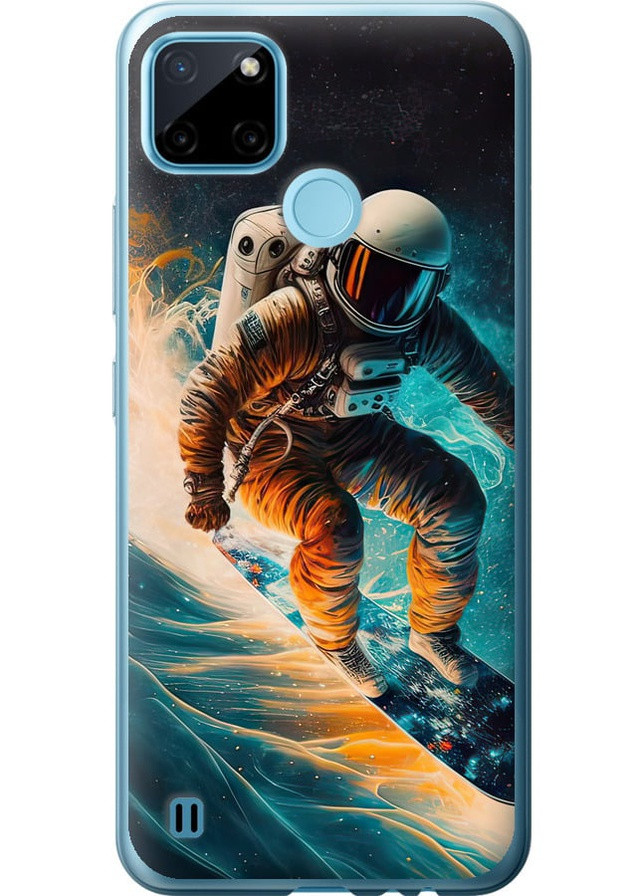 Силіконовий чохол 'Сноубордист' для Endorphone Realme C21Y (258089497)