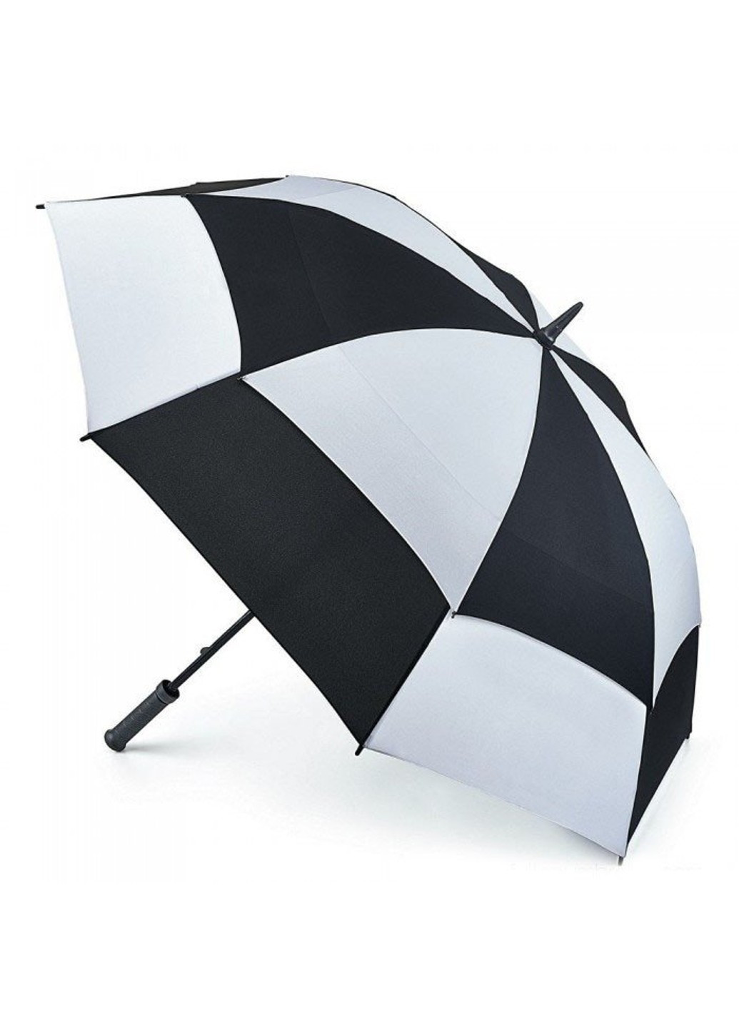 Зонт-гольфер механический унисекс Stormshield S669 - Black White (Черный Белый) Fulton (262449471)