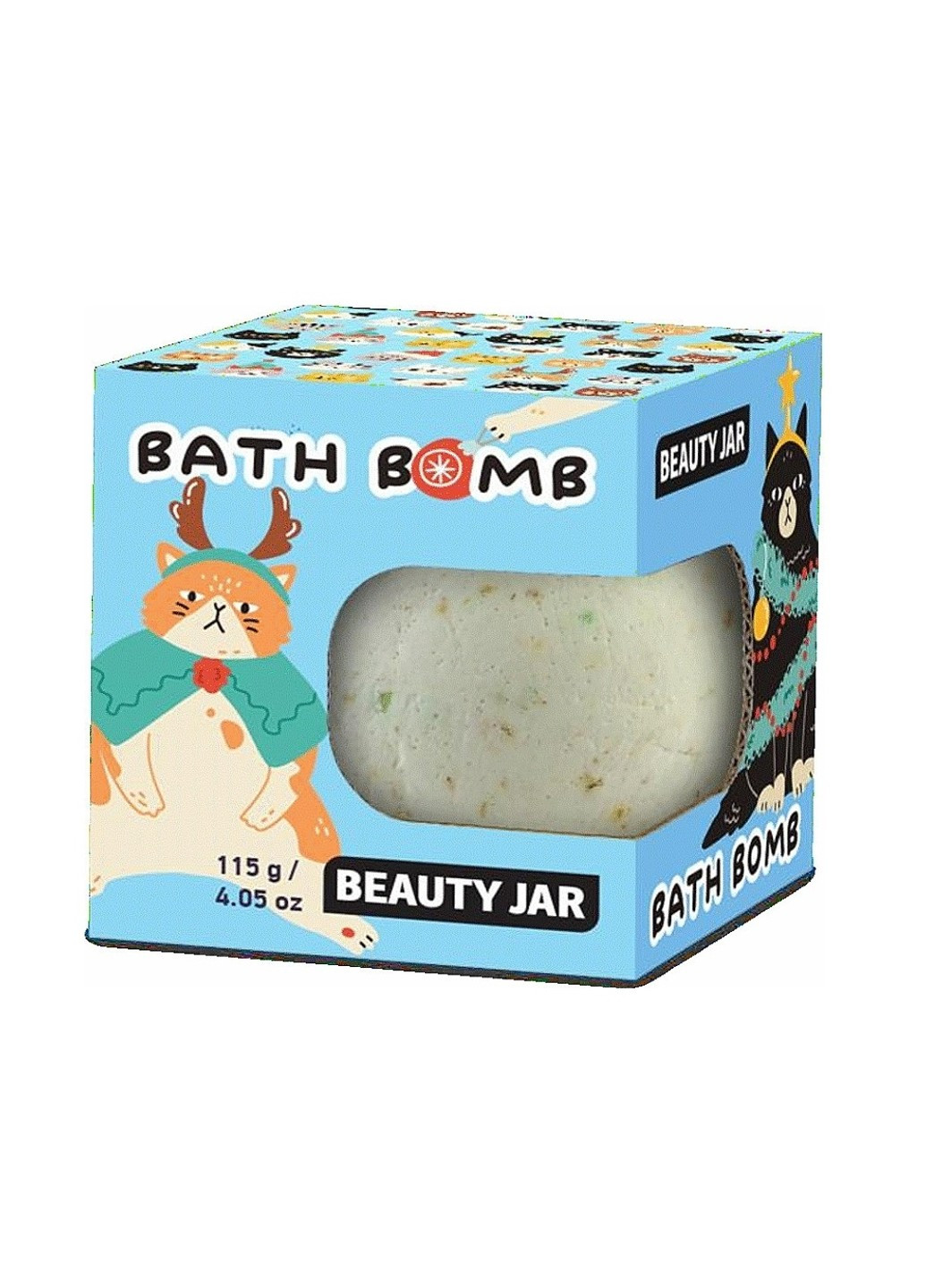 Бомбочка для ванни Захоплений дитячий котик 115 г Beauty Jar (263514048)