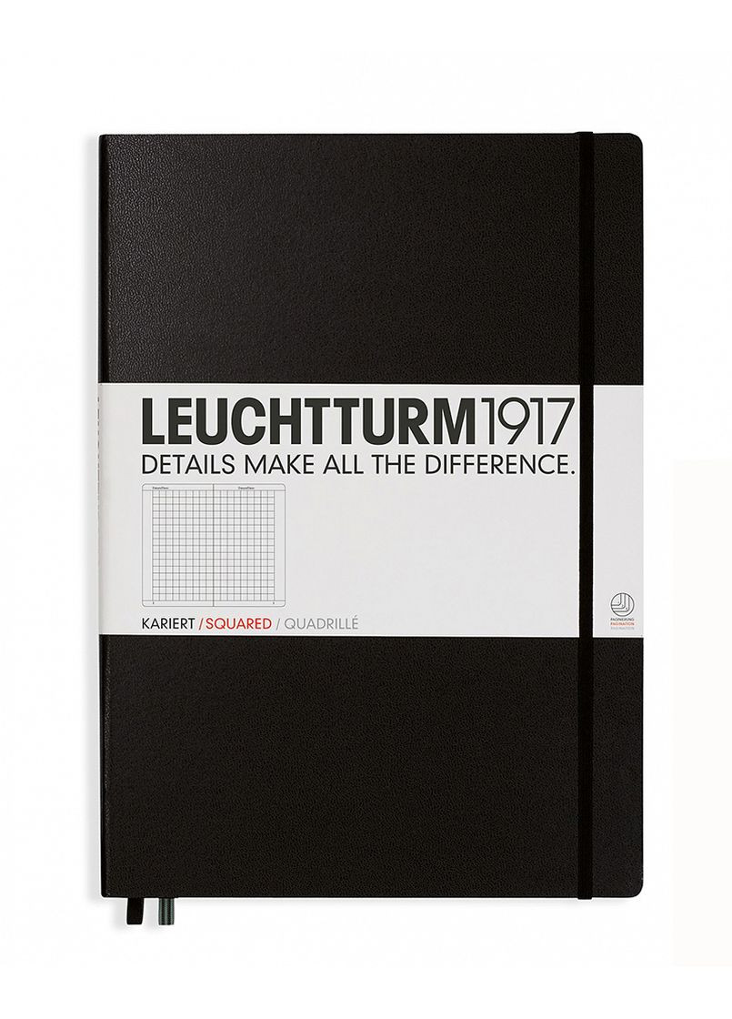 Блокнот Master Classic A4+, чорний, клітинка Leuchtturm1917 (270949195)