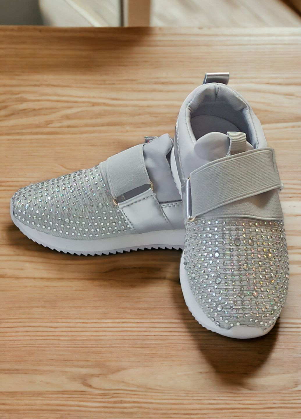 Срібні осінні кросівки дитячі для дівчинки mery inmery 3003 срібні LD