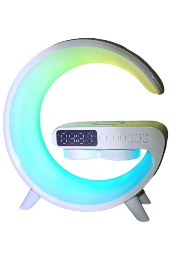 Настільна лампа-нічник Led Wireless Charging Speaker Google G11 (8527) 15W багатофункціональна White No Brand (276840777)