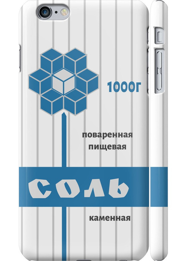 3D пластиковий глянцевий чохол 'Сіль' для Endorphone Apple iPhone 6 Plus (257792479)