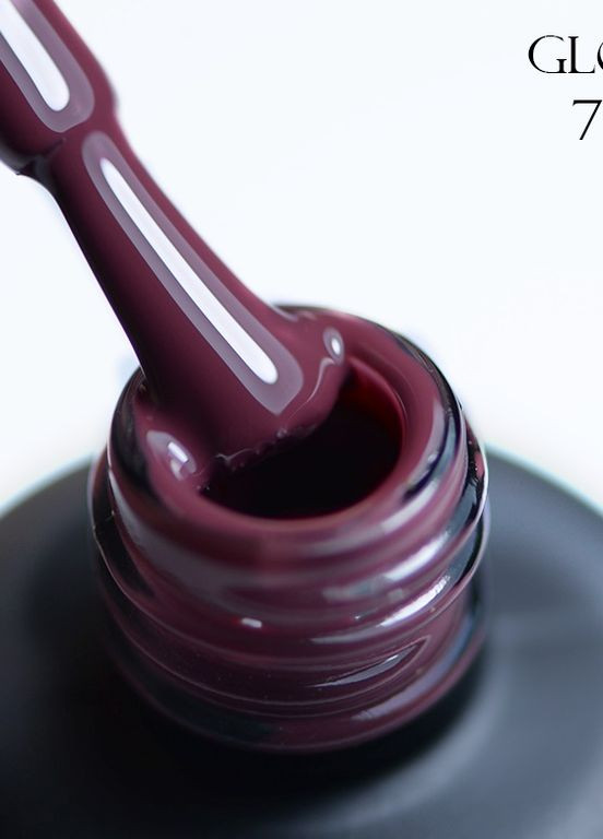Гель-лак GLOSS 708 (темно-бордовий), 11 мл Gloss Company (270013696)