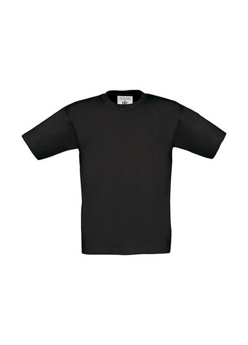 Чорна футболка B&C