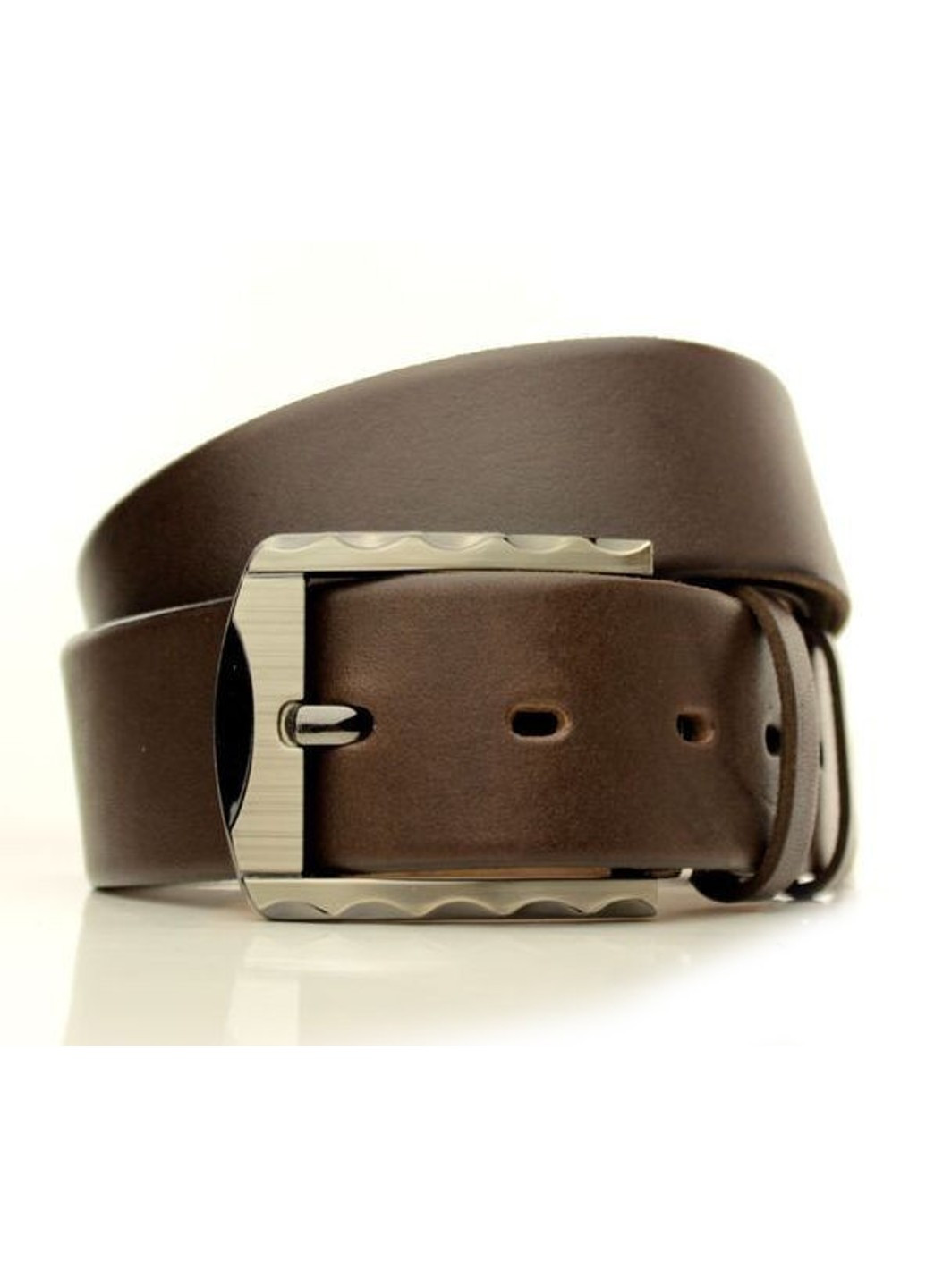 Коричневий чоловічий пояс, виготовлений з натуральної шкіри L40u1w5 Casa Familia (261856395)