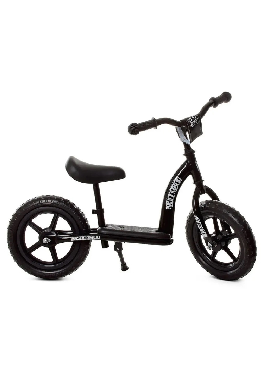 Беговел самокат беспедальный велосипед развивающий детский с подножкой подставкой для ног 88х43 см (474252-Prob) Черный Unbranded (257907504)