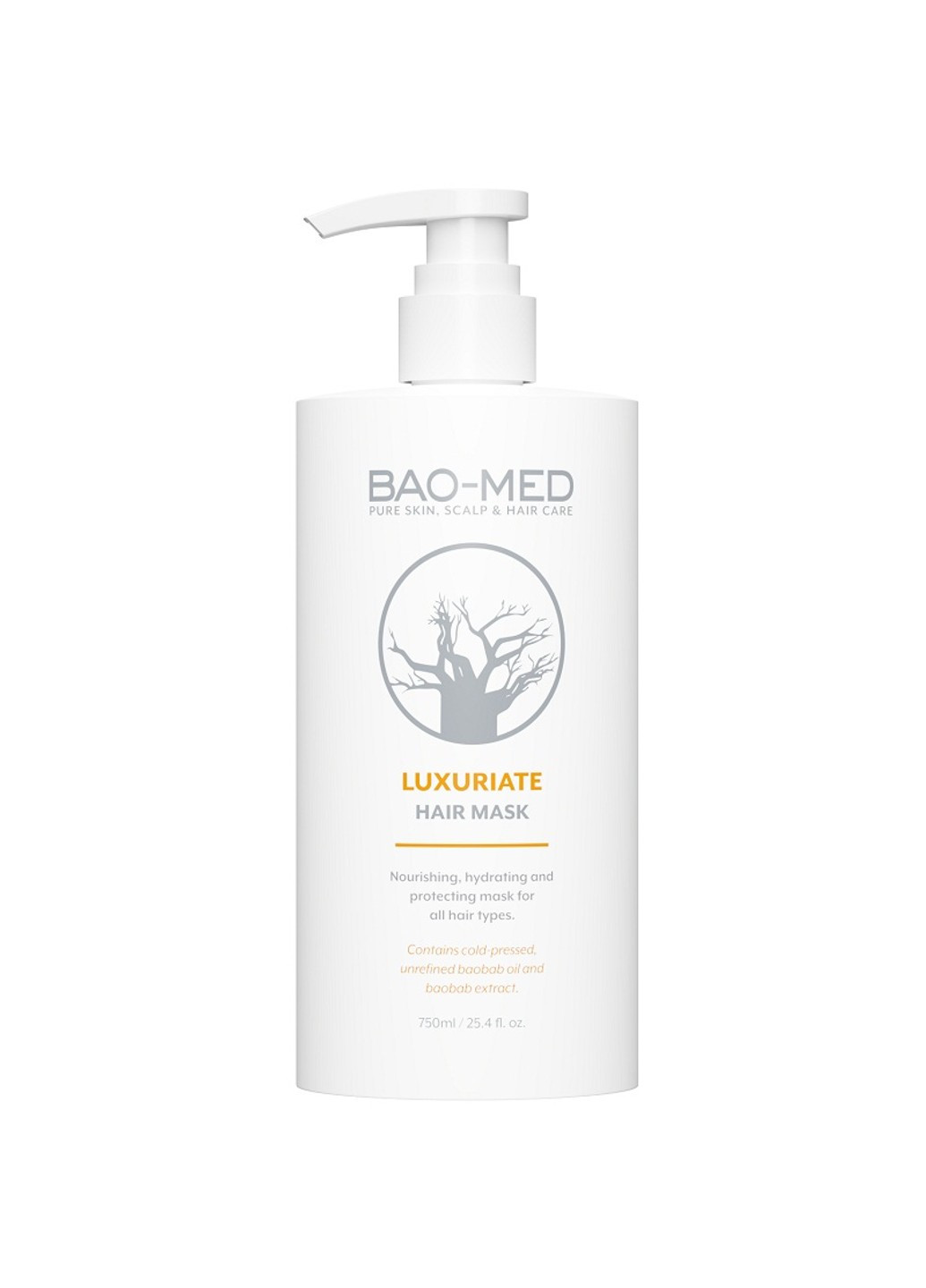 Поживна маска з екстрактом баобабу Bao-Med Luxuriate Hair Mask Mediceuticals (277941687)