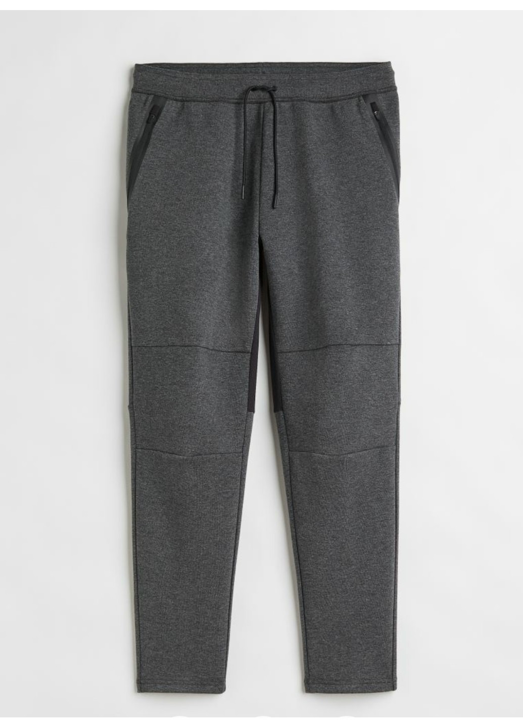 Чоловічі спортивні штани-джогери з матеріалу Dry Move Н&М (56348) S Сірі H&M (267743080)