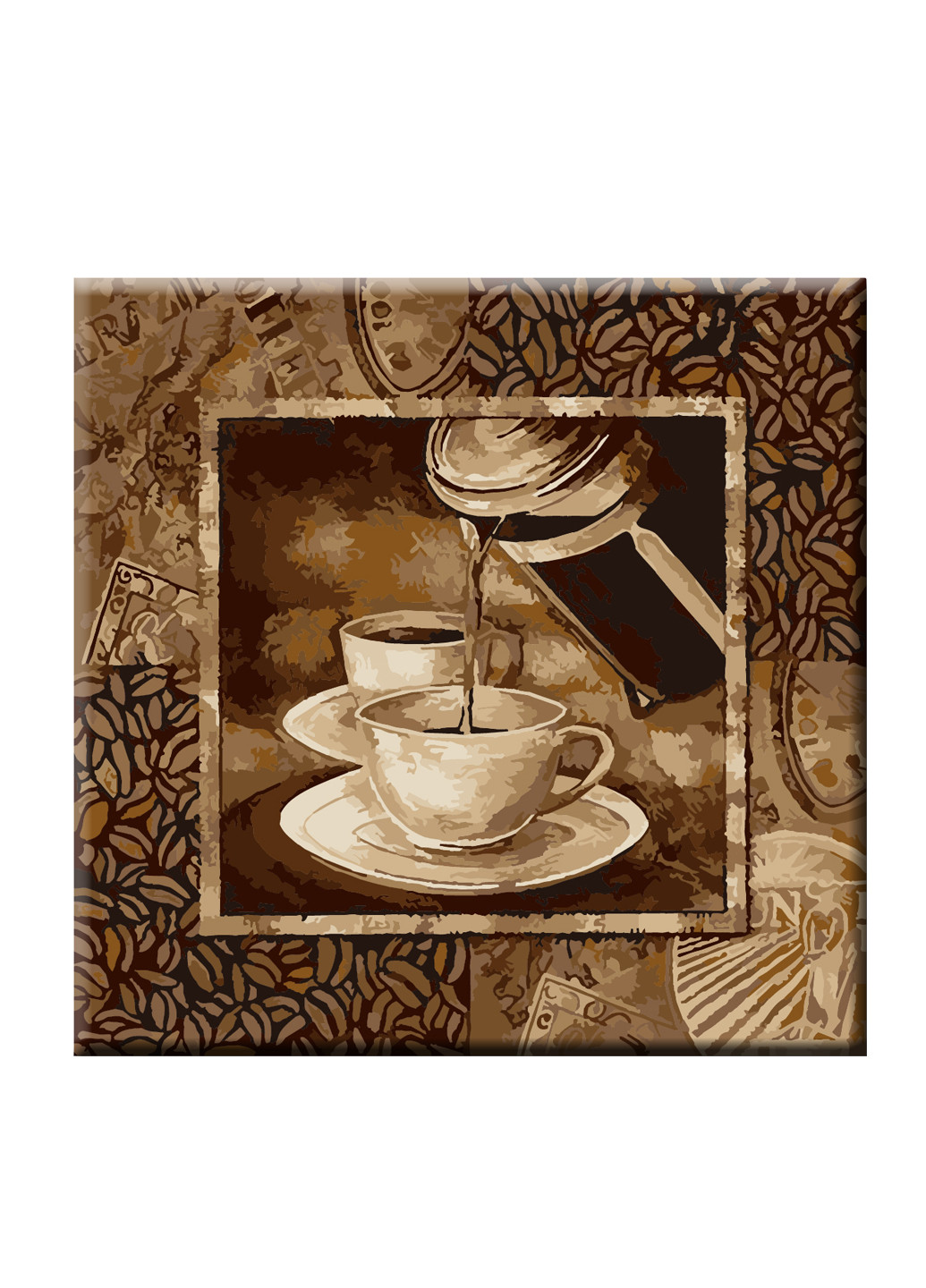 Картина за номерами Філіжанка кави 40*40см ArtStory (258819653)