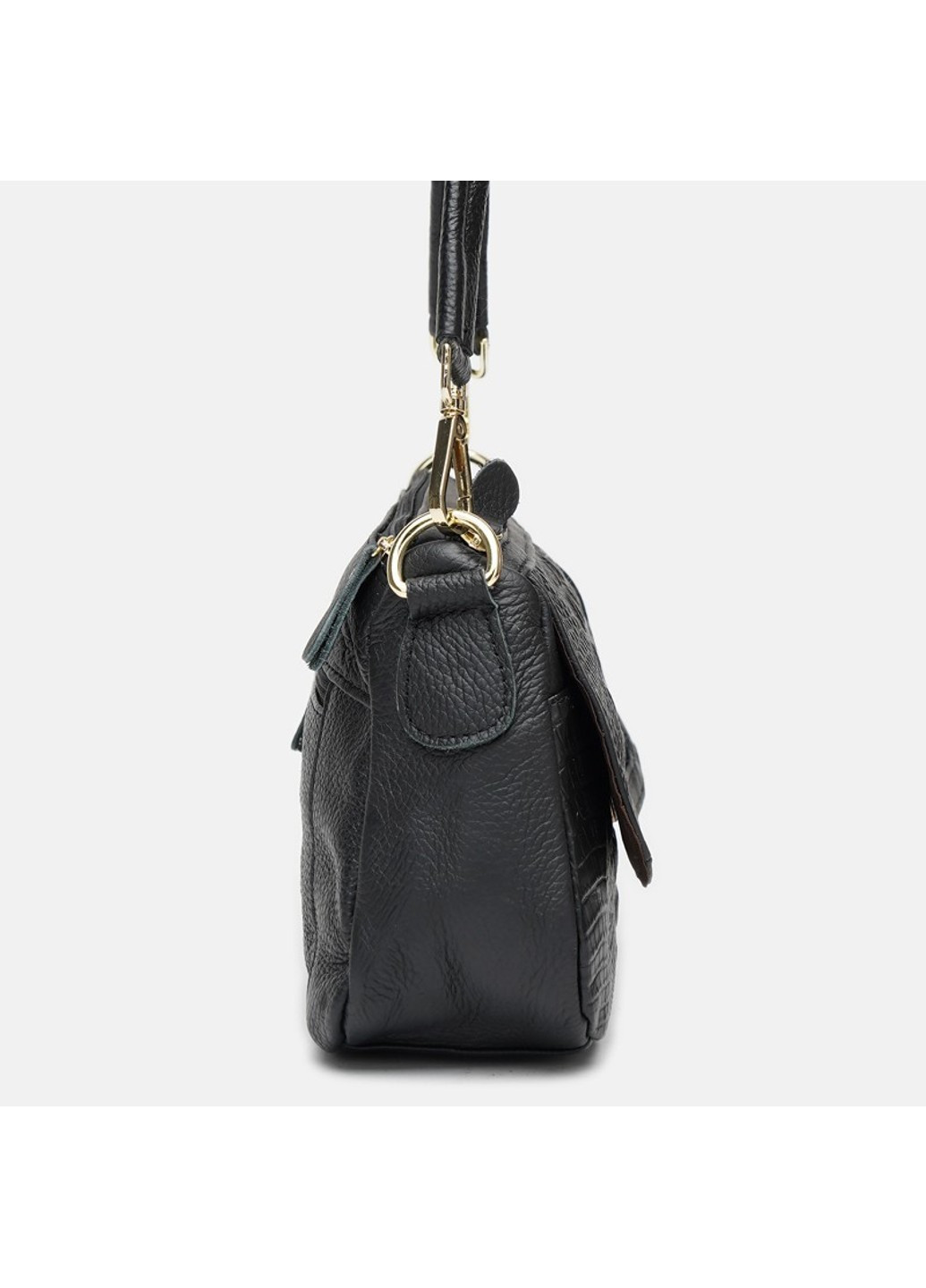 Женская кожаная сумка K1211-black Borsa Leather (266143150)