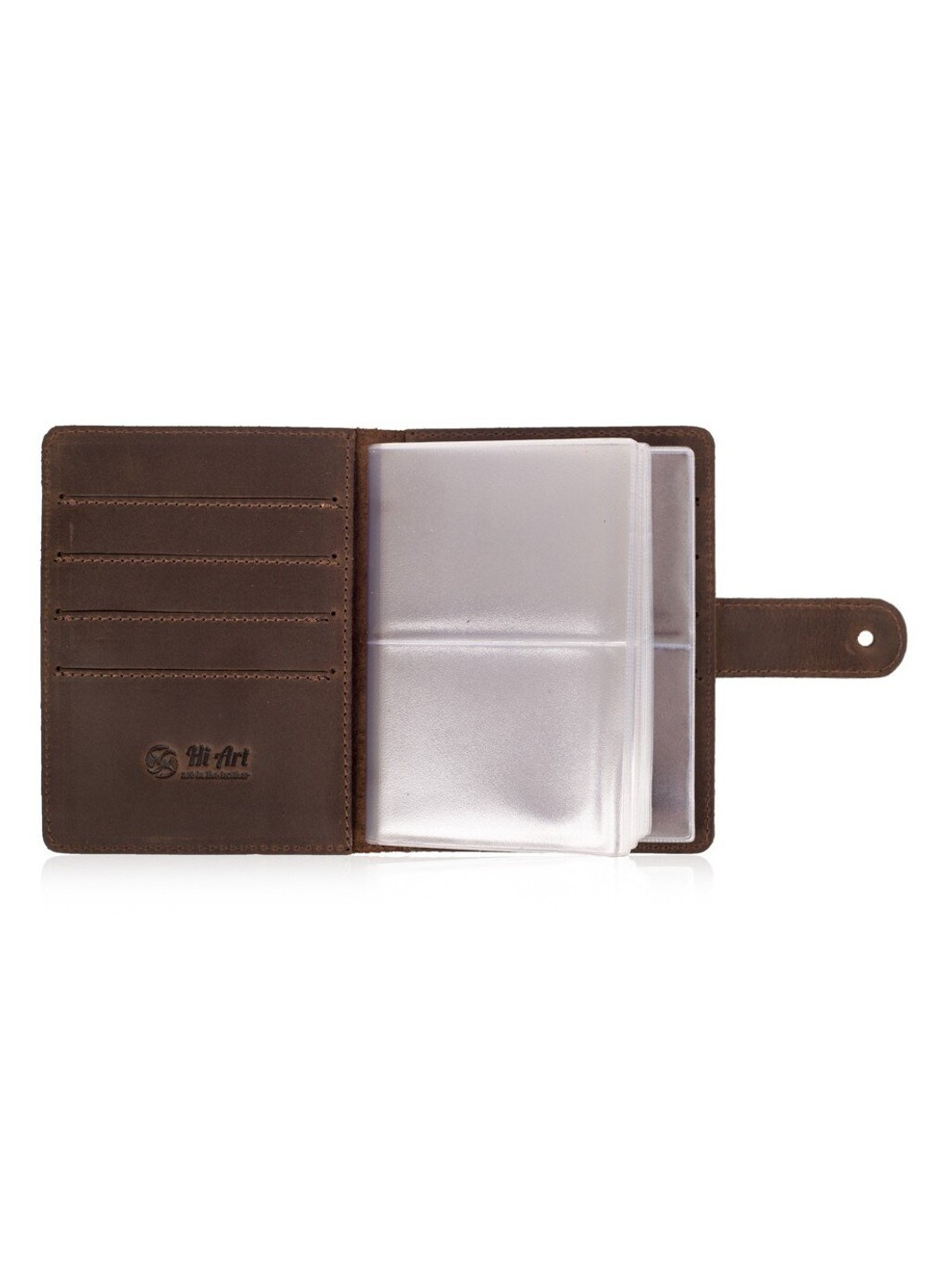 Картхолдер из кожи HiArt CH-06 Shabby Gavana Brown Hi Art (268371135)