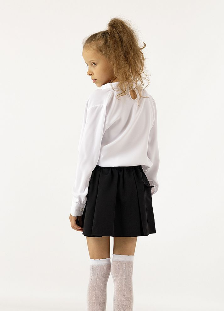 Блуза для дівчинки колір білий ЦБ-00228269 BLUELAND (261550667)
