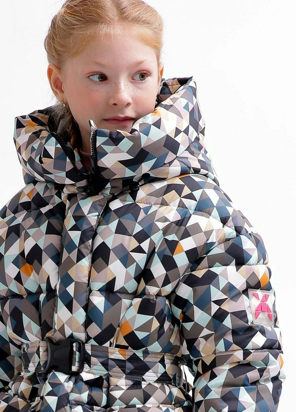 Комбинированная зимняя пуховая куртка для девочек от 6 до 17 лет X-Woyz