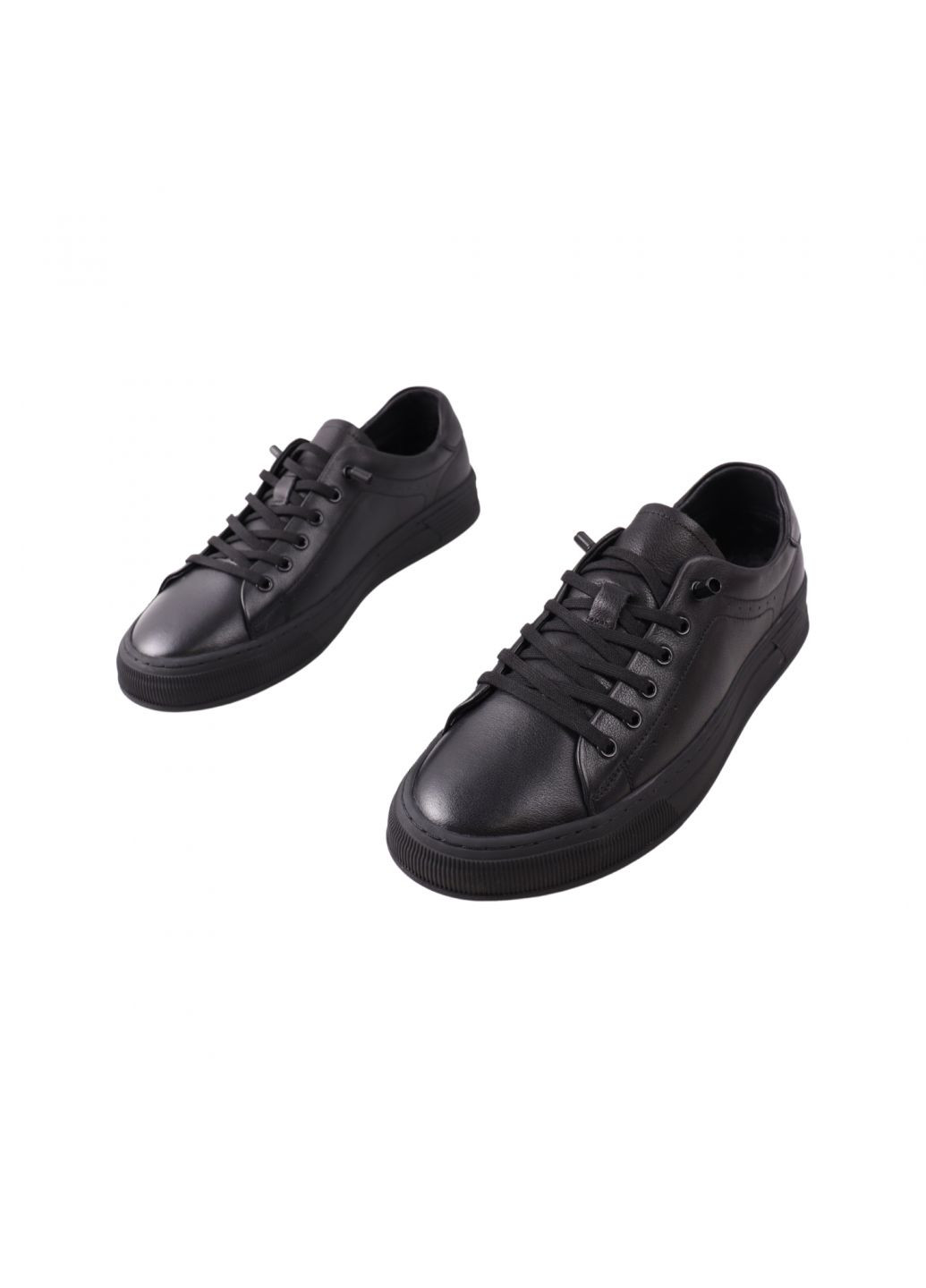 Черные кроссовки мужские черные натуральная кожа Lifexpert 1480-24ZTC