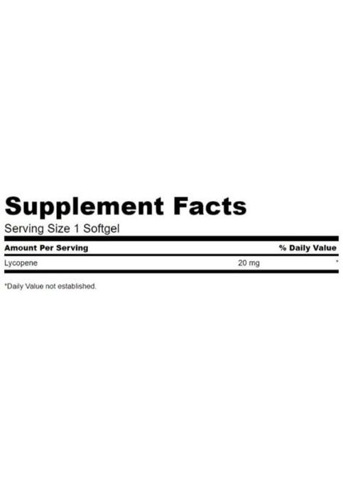 Lycopene 20 mg 60 Softgels SWA-01950 Swanson (260478984)