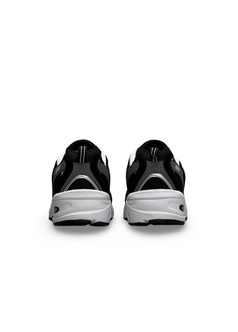 Чорні осінні кросівки жіночі, вьетнам New Balance 530 Black White Grey Premium