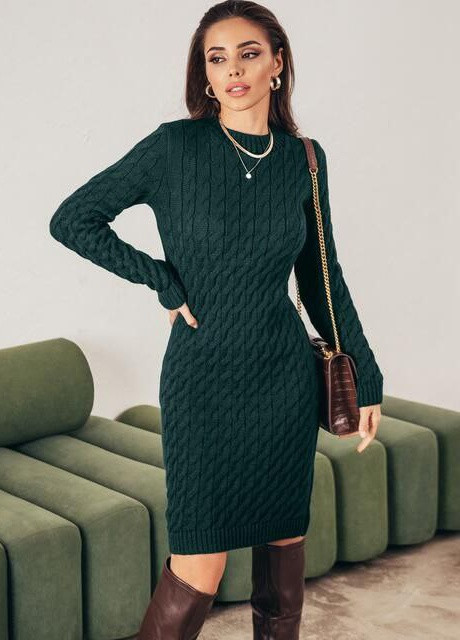 Зелена сукня вишня зелена No Brand