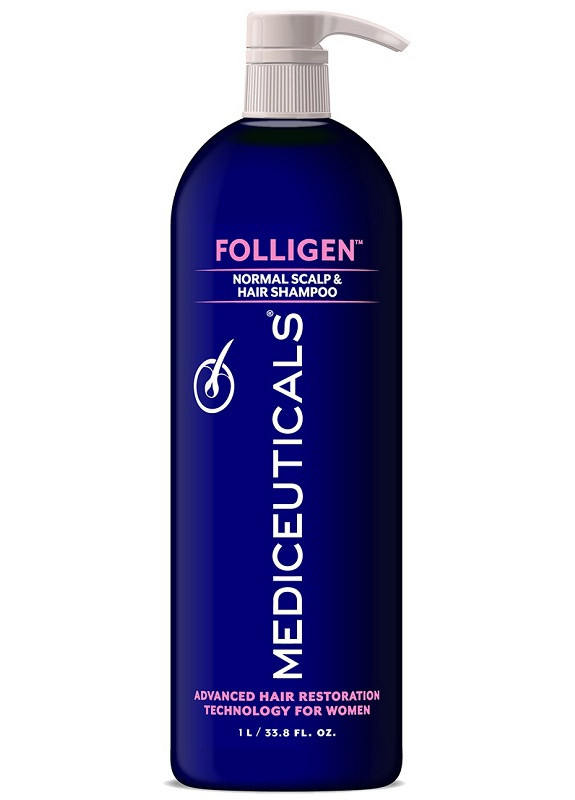 Шампунь для женщин против выпадения и истончения волос Advanced Hair Restoration Technology Folligen 1000 мл Mediceuticals (257901030)