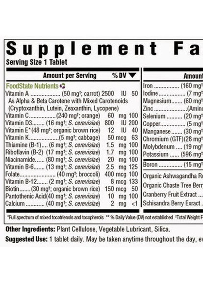 Women's One Daily 60 Tabs MegaFood (256723272)
