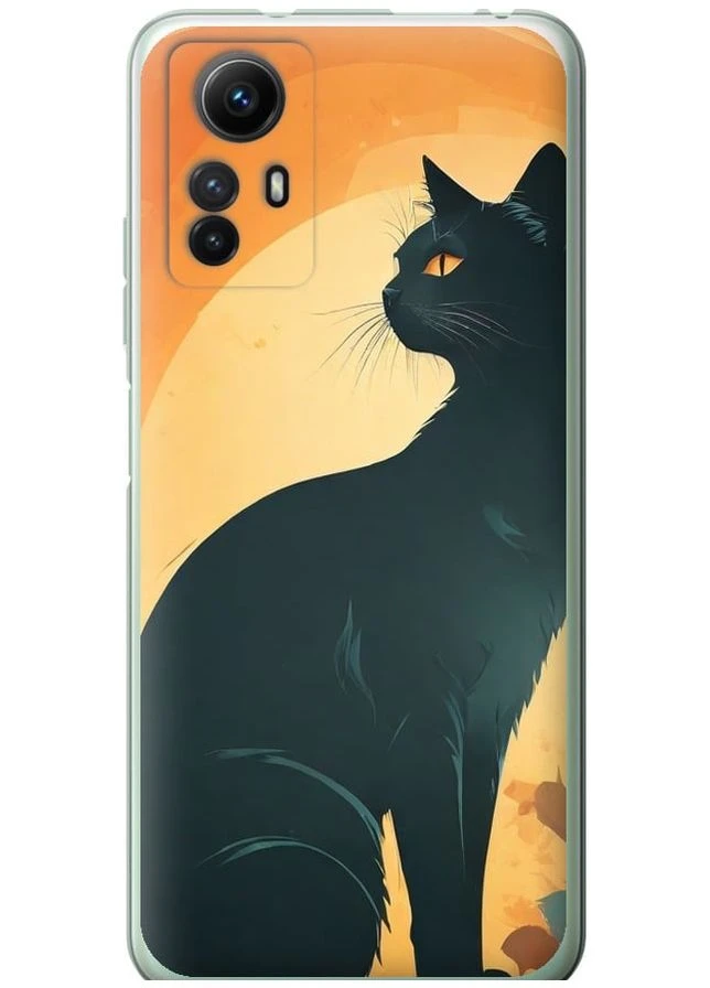 Силиконовый чехол 'Черная кошка' для Endorphone Xiaomi Redmi Note 12S (275649792)
